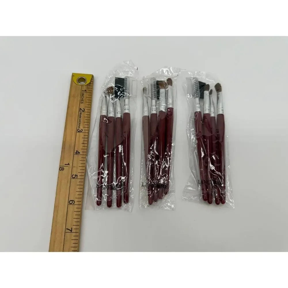 Lancome Makeup Brush Set  Eye Lip Brushes Set of 3
